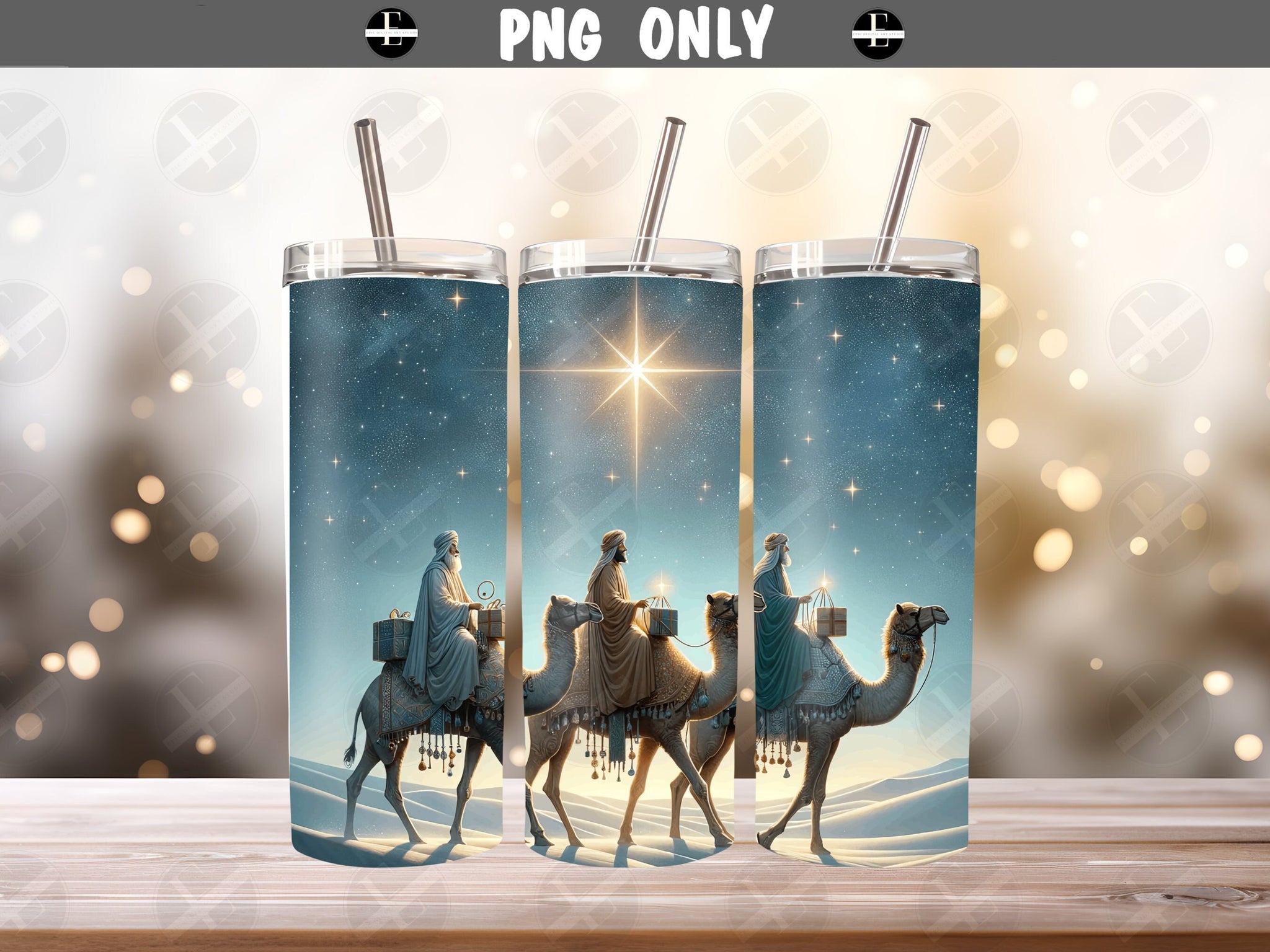 christmas tumbler wraps